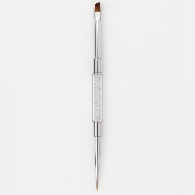 Pinceau Double Embout Gel &amp; Nail Art 