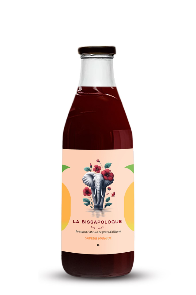 Jus de bissap goût mangue