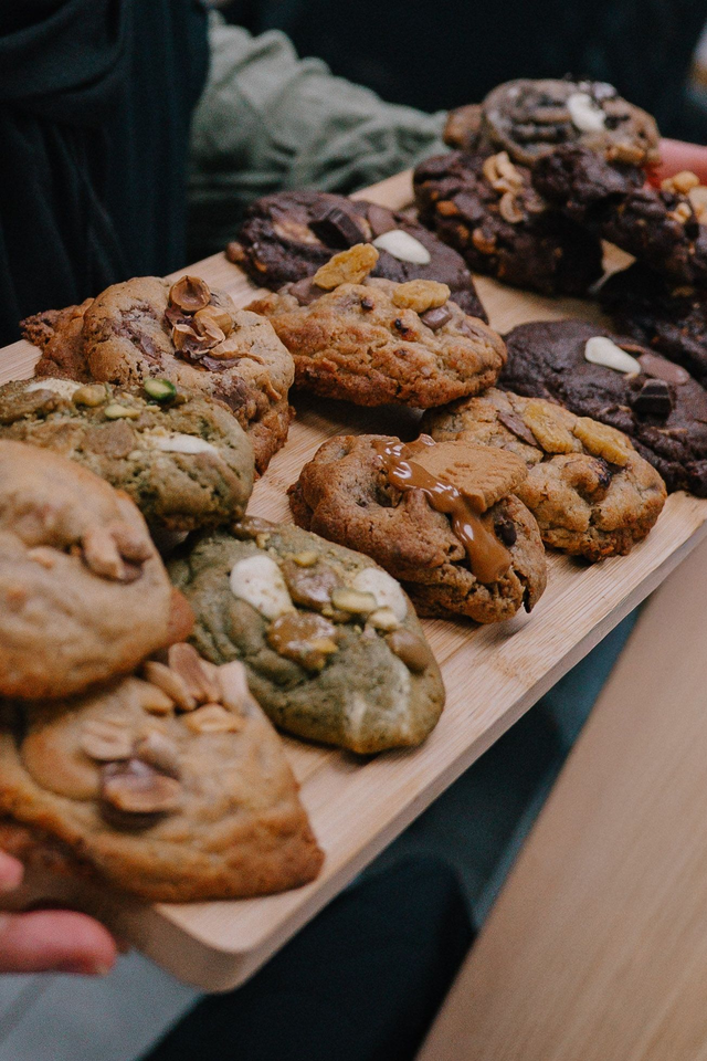 Cookie Mackay - Vanille noix de macadamia cramberrie chocolat blanc 