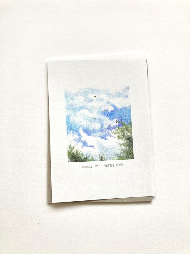 Vente d'originaux - A6 - Nuages & paysages