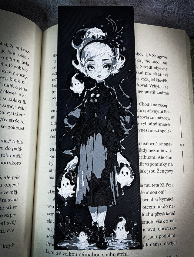 Záložka velká Dívka s duchy