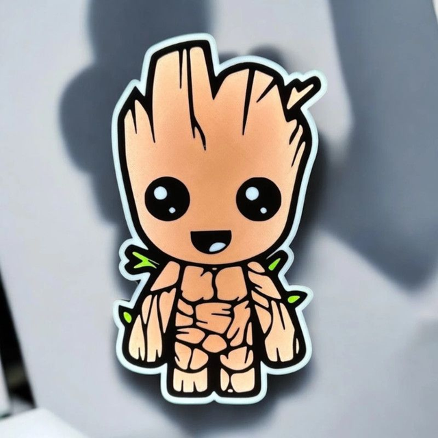 Lampe 3D Bébé Groot LED - Une touche geek et adorable pour ta déco !