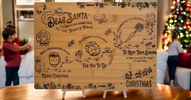 Santa&#039;s Treat Tray - Say Thank You In Style.