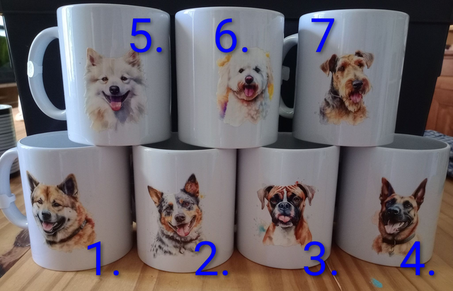 Mug motif chien 