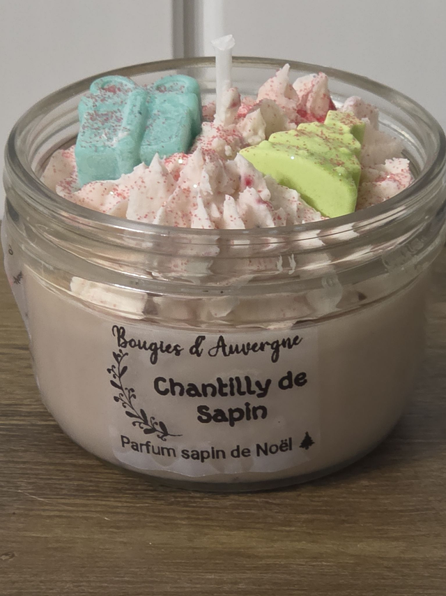 Chantilly de sapin parfum sapin de Noël