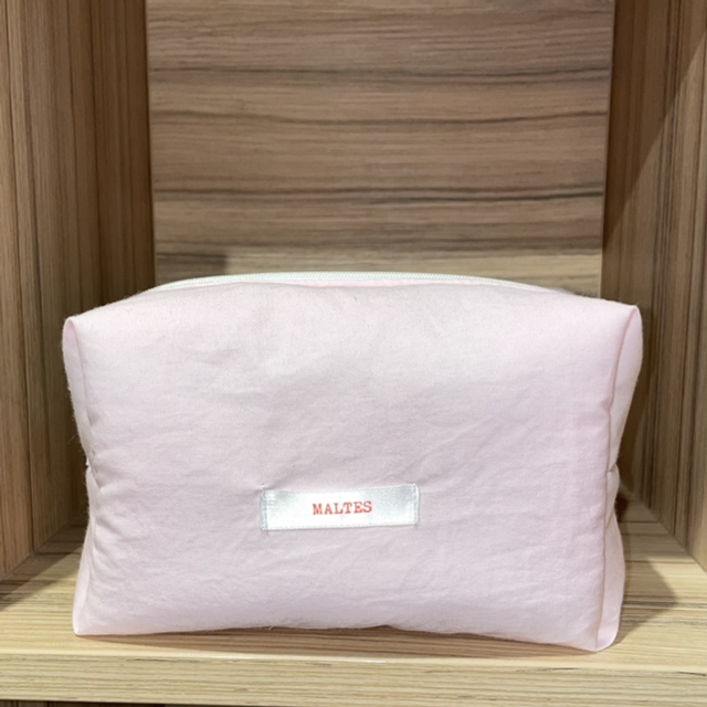 Trousse cube Rose pastel