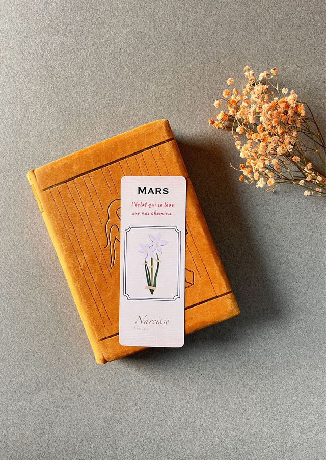 Marque-pages 03. Mars, Le Narcisse