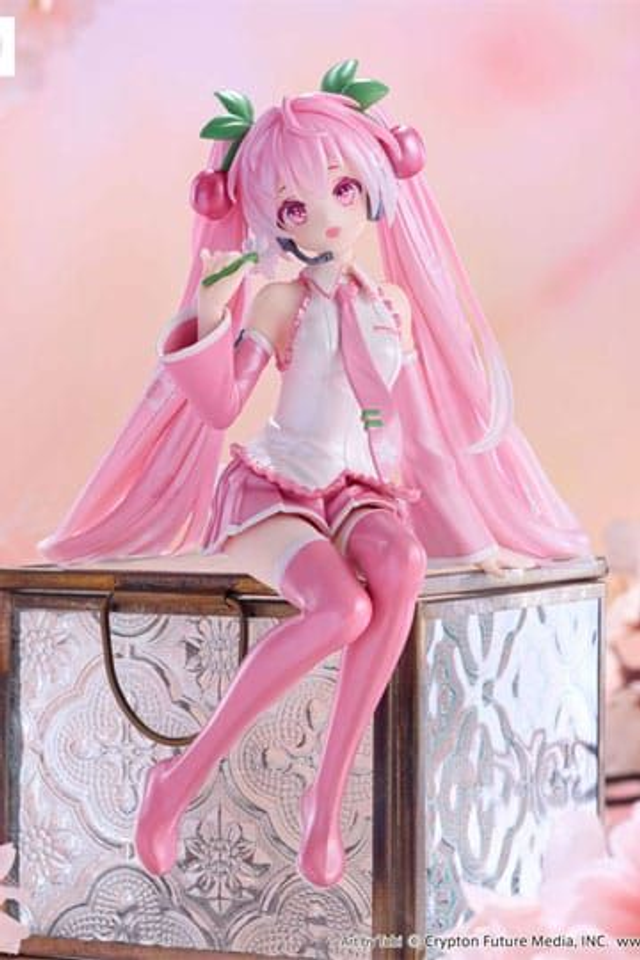Hatsune Miku: Sakura Miku (2024 Pearl Colour Ver.) Noodle Stopper Figure 