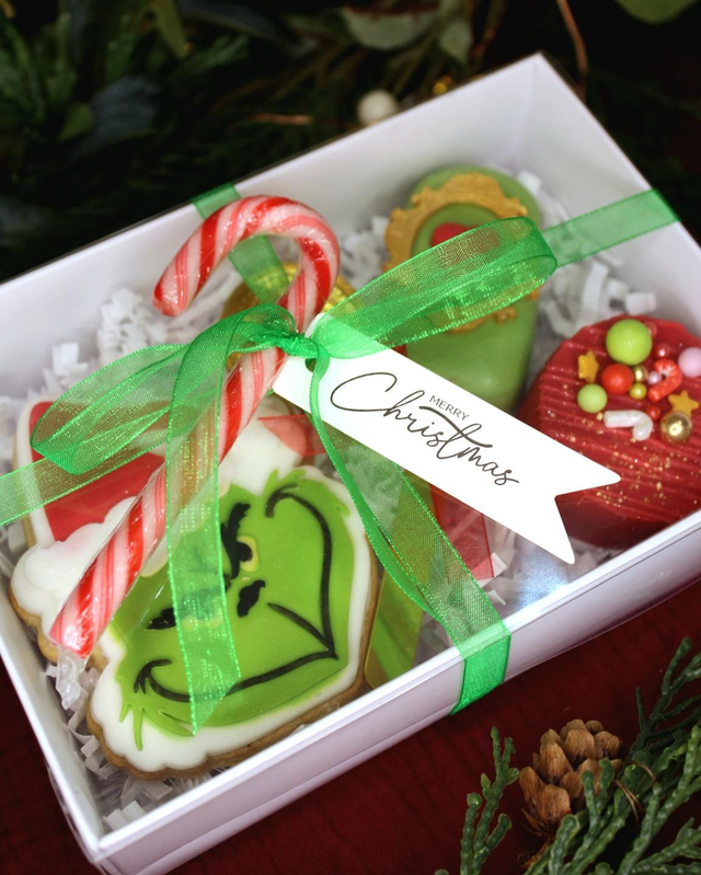 Mean Green Christmas Treat Box