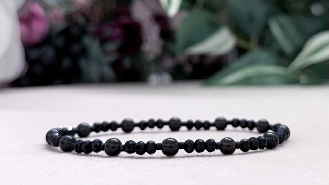 Bracelet | Obsidienne Noire - Sobre