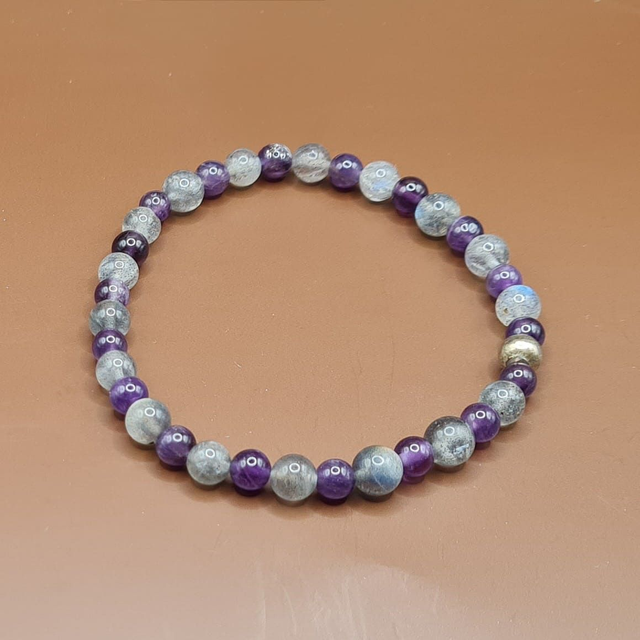 Bracelet Améthyste – labradorite