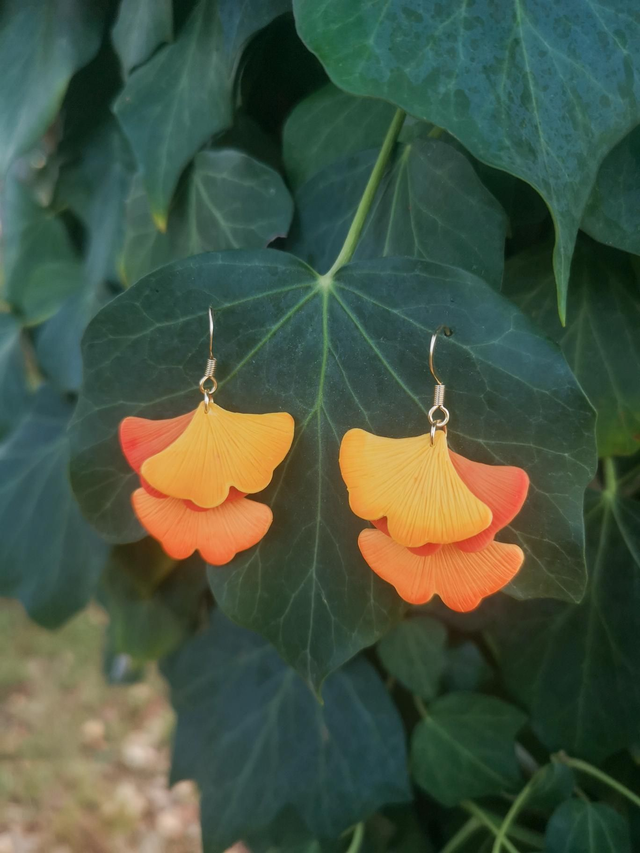 Collection Florale Vent d'automne - Boucles d'oreilles Ludivine
