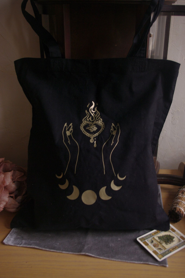 Tote bag ex voto lunaire