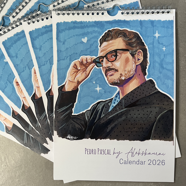 Pedro Pascal 2026 Calendar