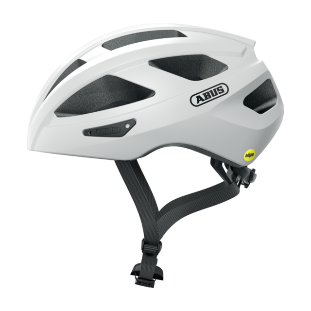 Casco ABUS MACATOR MIPS POLAR WHITE 