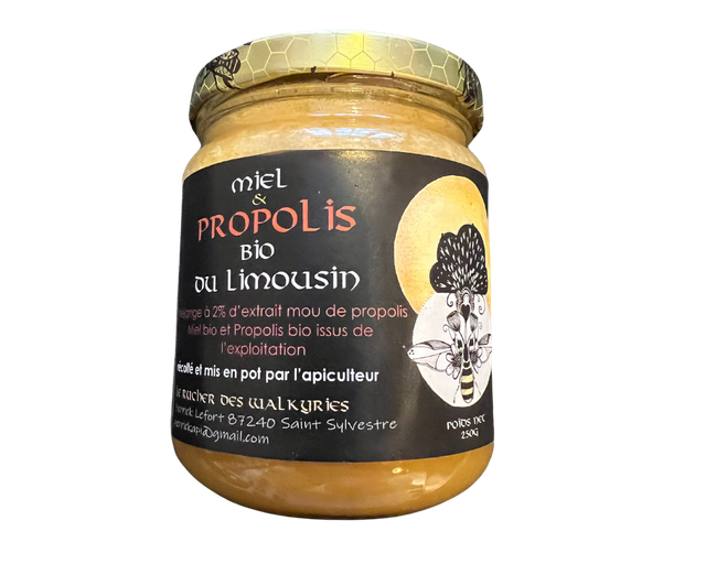Miel et propolis 250g