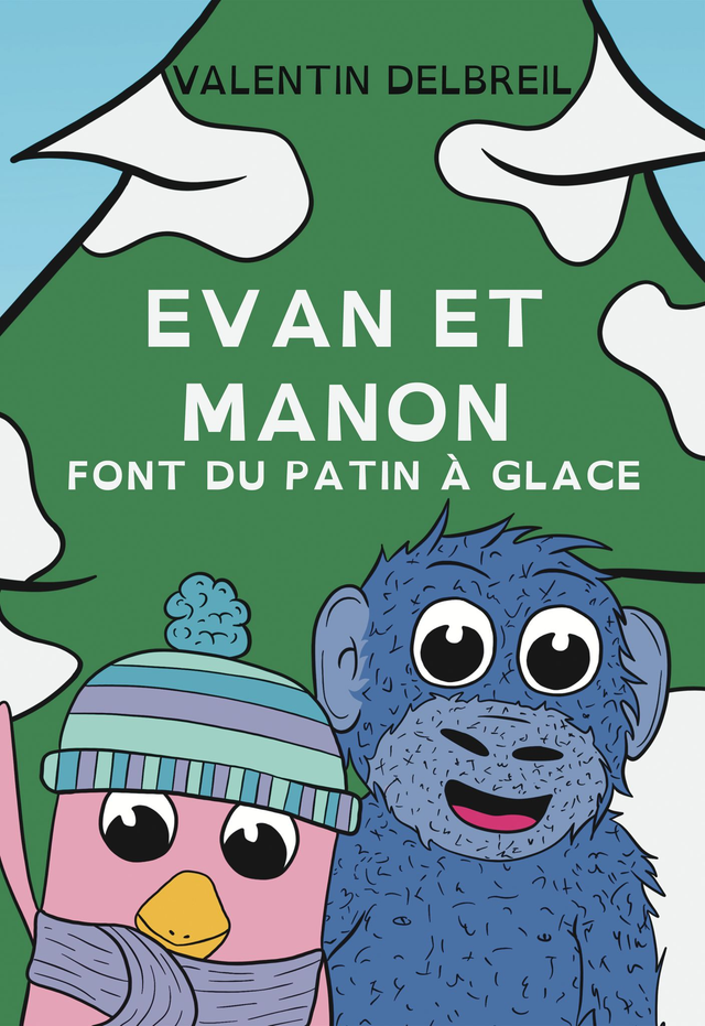 Evan et Manon font du patin à glace