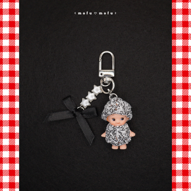 🖤 mini kewpie charm 🖤