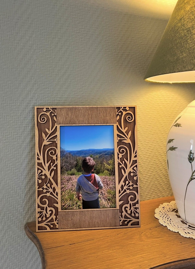 Cadre en bois pour photo 10x15cm