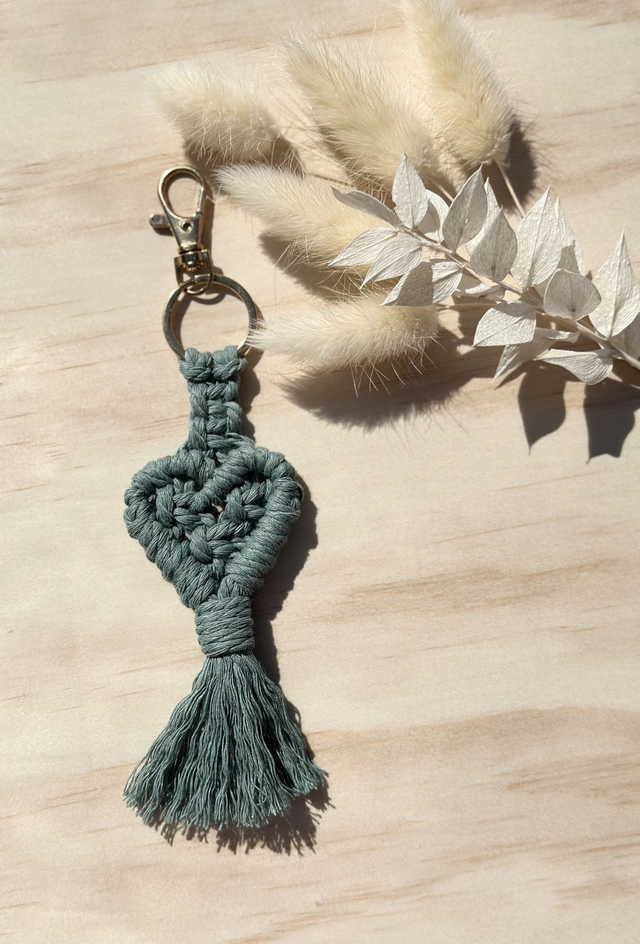 Porte-clé COEUR - Vert