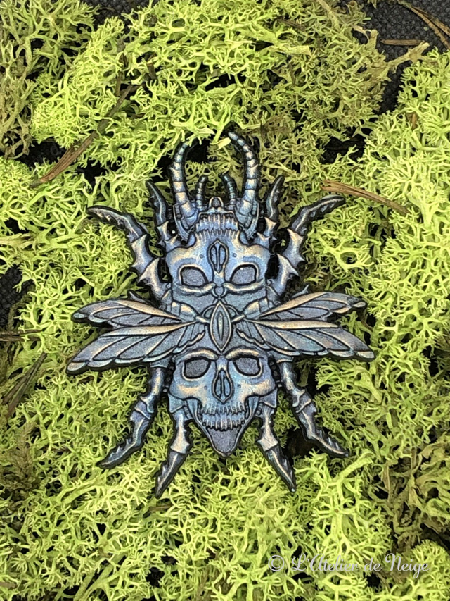 Broche Lucane Bleu