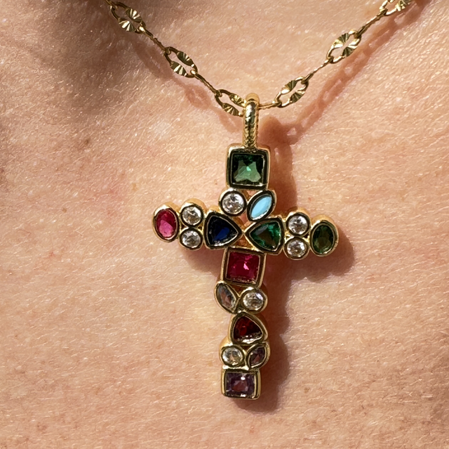 Collier Éclats Croix