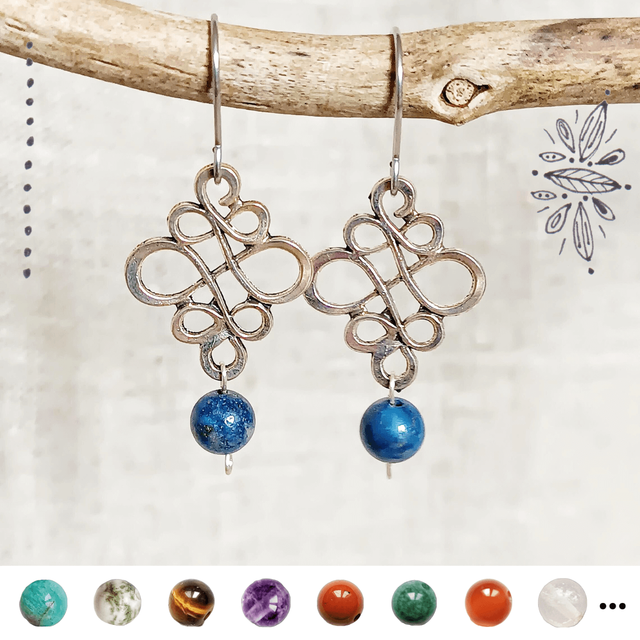 Boucle noeud en acier inoxydable