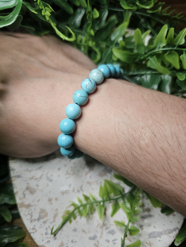 Bracelet en pierres naturelle de turquoise