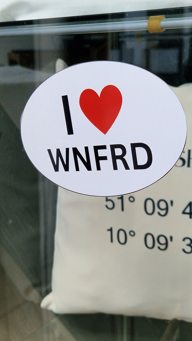 Aufkleber "I love WNFRD"