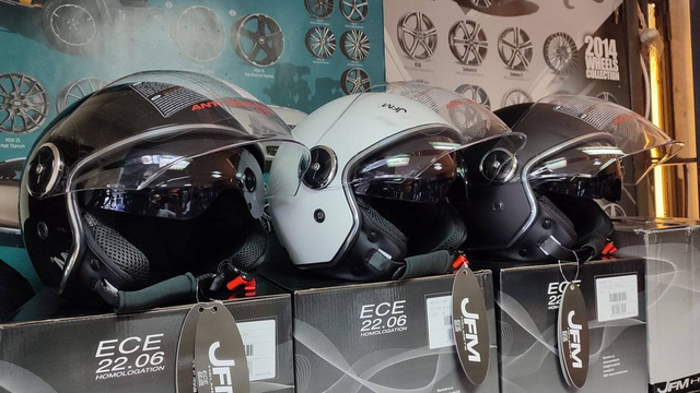 Casco Doppia Visiera JFM