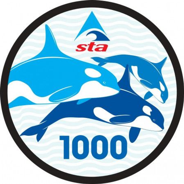 1000 Metres - Certificate with Badge