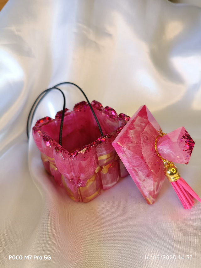 Boîte à bijoux carré