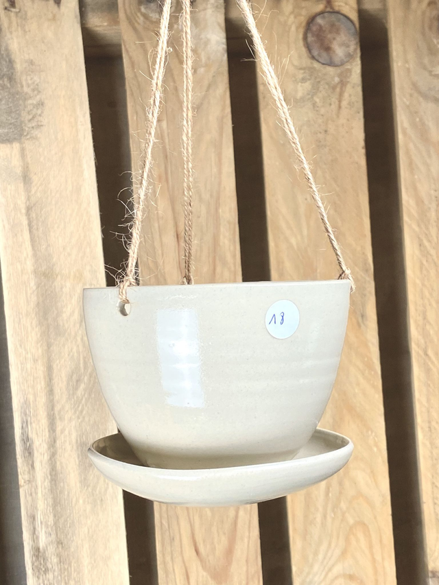 Pot suspendu_Taille M_beige