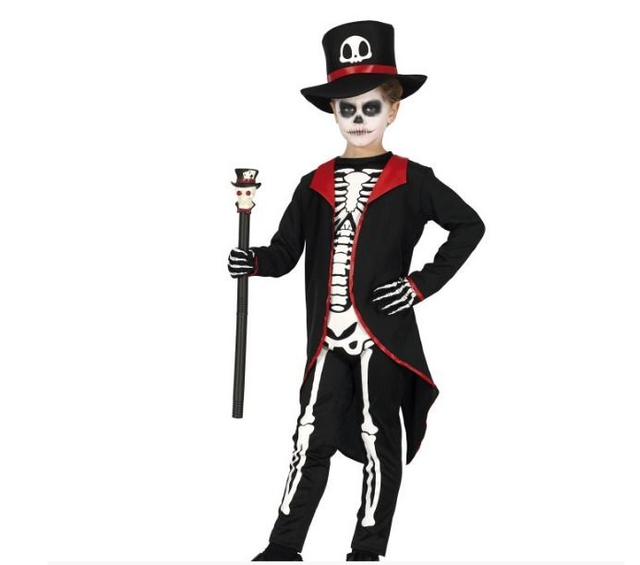 halloween ,   78125  ELEGANT SKELETON, INFANTILE, 3 – 4 ANNI