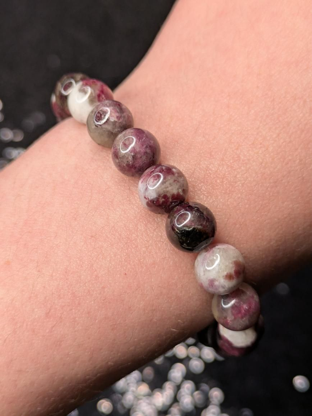 Bracelet tourmaline rose