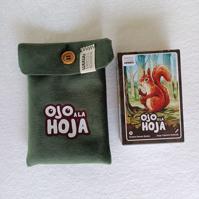 Juego Ojo a la hoja + funda de tela