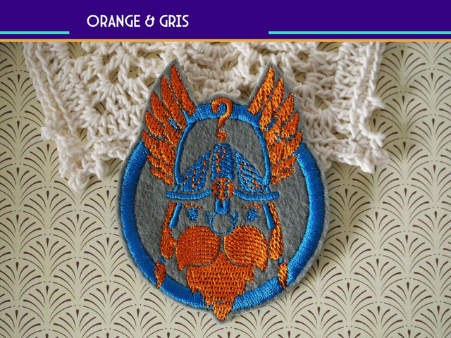 Le Gaulois du Chaos (Écusson à thermocoller ou à coudre)