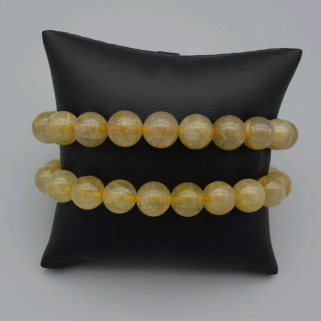 Bracelet en citrine véritable