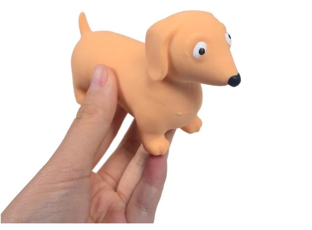 NoStresso Anti-Stress Teckel geel