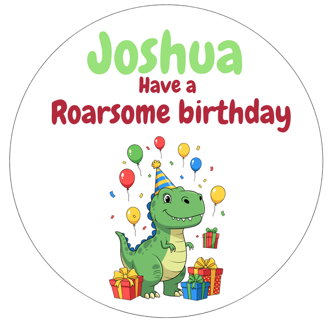 Personalise your edible images with any photos or text.