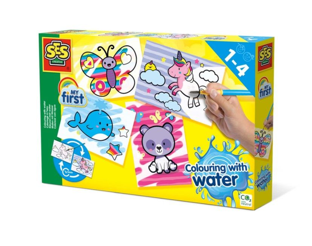SES My First Kleuren met Water  Fantasie Dieren
