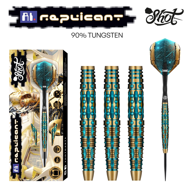 SHOT AI REPLICANT 90% TUNGSTEN DARTS 25g