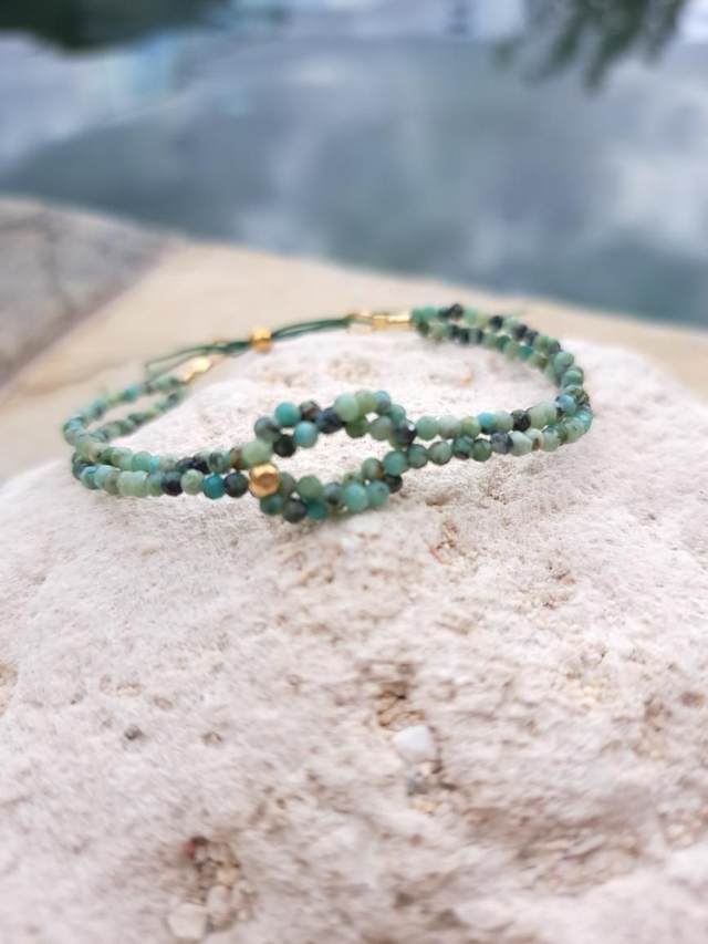 MOEMOEA turquoise africaine - bracelet  