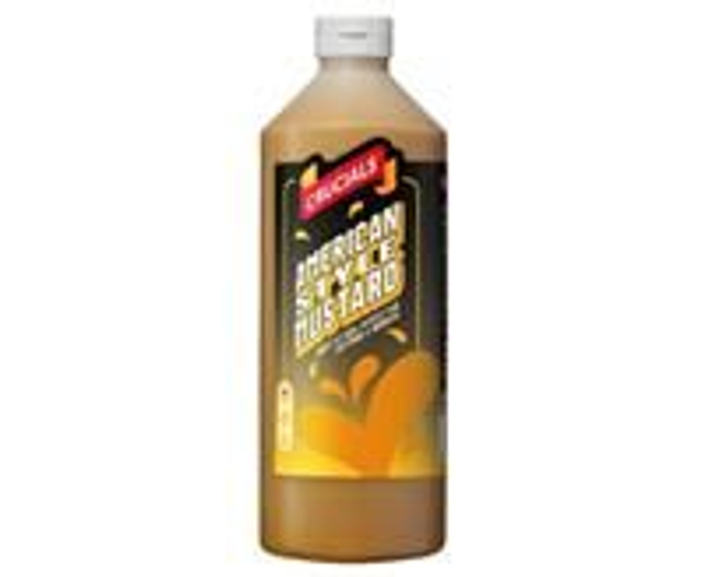 Crucial American Style Mustard 1 litre Past BB date CLEARANCE