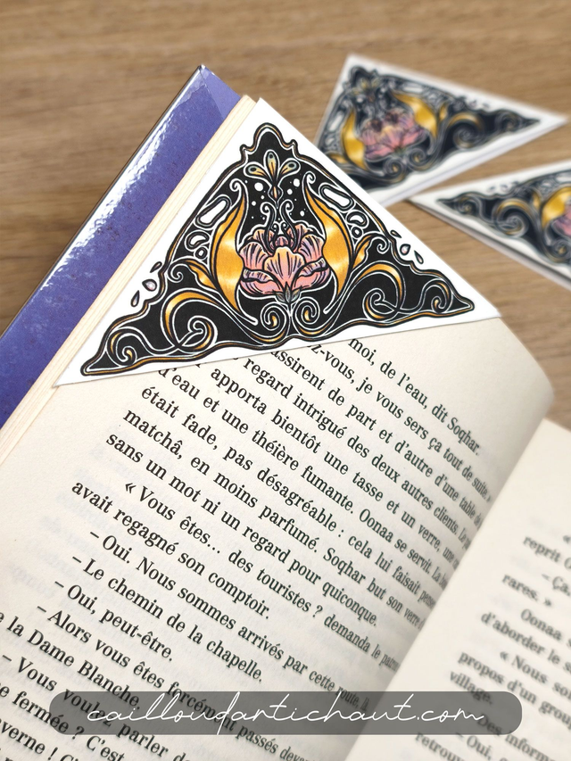 Marque-page d'angle ornement