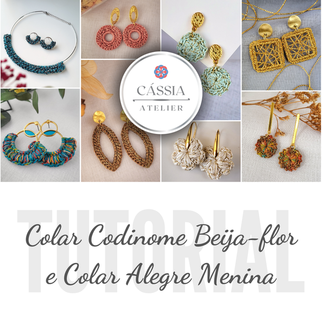Tutorial Colares Codinome Beija-flor e Alegre Menina