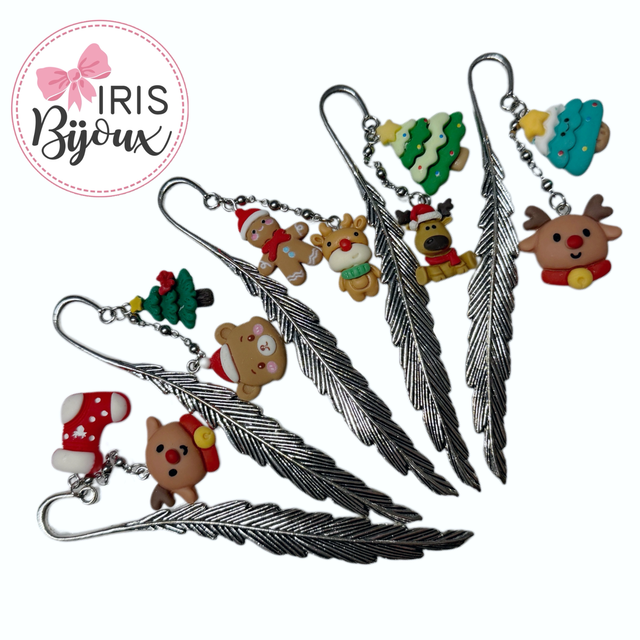 Segnalibro con soggetti natalizi 