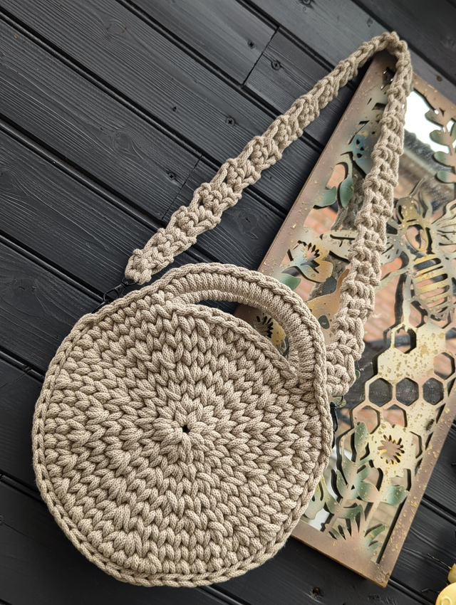 Made To Order Round Crochet Bag