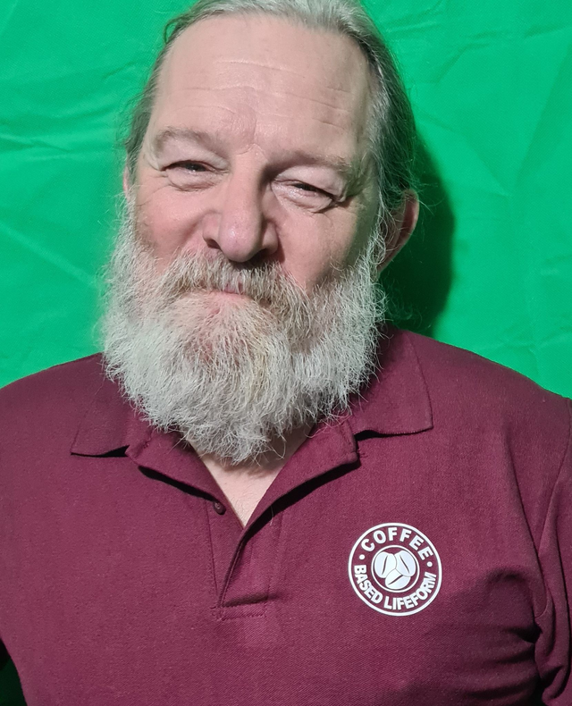 Polo Shirt - Coffee Based Lifeform _ Burgundy