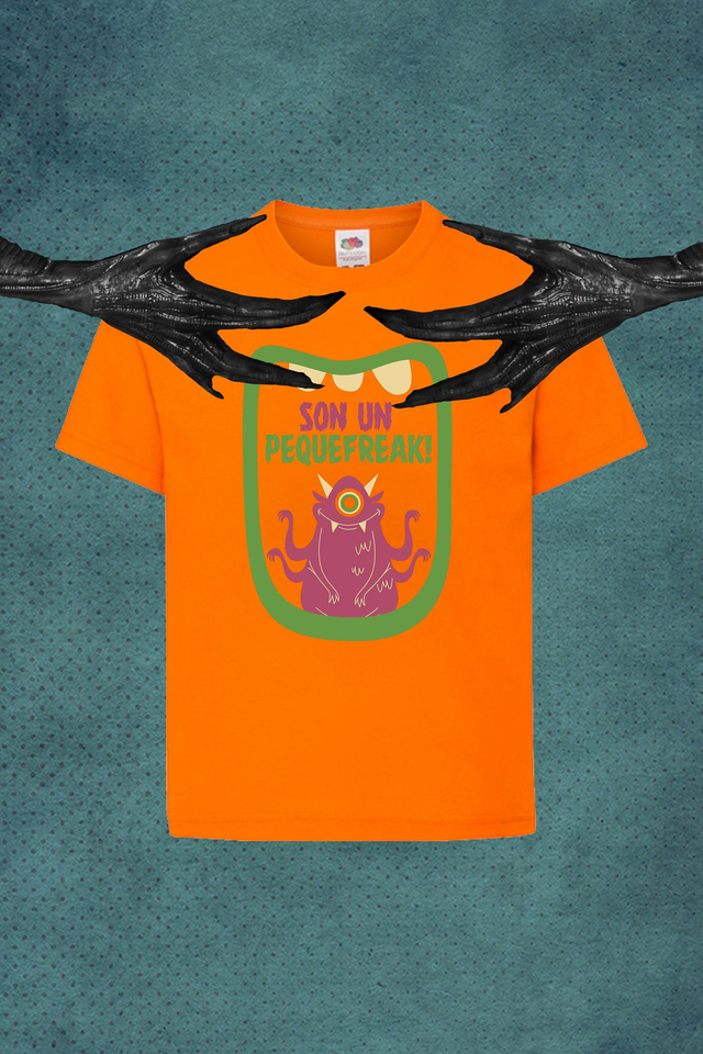 Camiseta Oficial Pequefreak - Laranxa